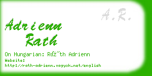 adrienn rath business card